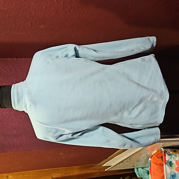 The North Face Tiffany Blue Fleece 1/4 Zip Sz small polartec classic - Picture 4 of 10